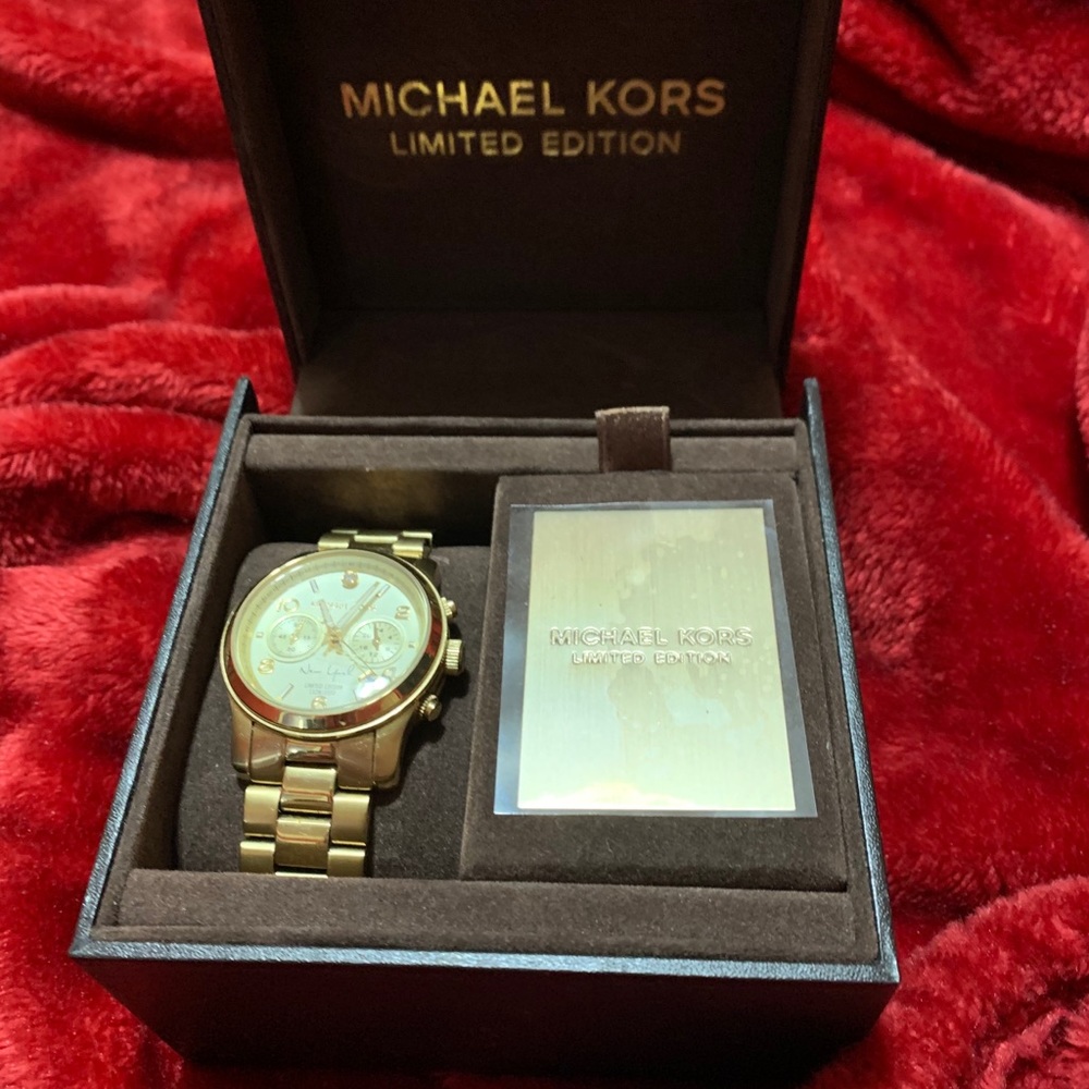 Michael Kors Limited Edition gold tone watch